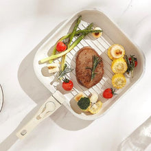 17 Piece Pots and Pans Set Nonstick Granite Cookware Set for Kitchen (White)
