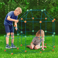 180 PCS Kids Fort Building Kit, STEM Construction Castle Toy Set