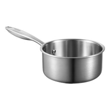 1.5 QT Stainless Steel Saucepan with Glass Lid for Oven Dishwasher Induction Cooker