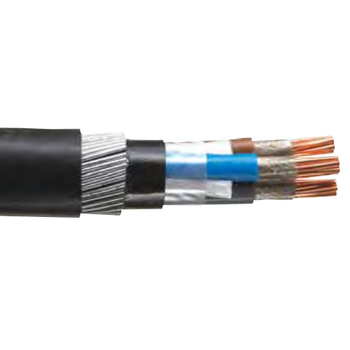 2.5mm 3C Stranded Bare Copper Unshielded XLPE Armoured LSF 600/1000V Alarm Power Cable