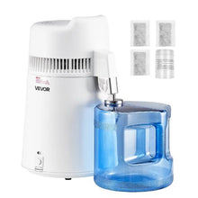 6L Water Distiller 1.6 Gallon Pure Water Purifier for Home, 900W Plastic Distilled Maker with Stainless Steel Interior - (White)