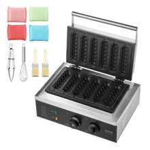 1500W  Commercial Waffle Stick Maker Stainless Steel or Restaurant Bakery