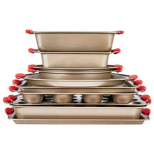 Carbon Steel Cookware Sheets Baking Pans Set Oven Bakeware Cooking Sets for Baking (10-Piece)