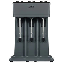 375W Triple Head Milkshake Machine 3-Speed Mixer with 3 x 820ml Stainless Steel Cups for Commercial Use