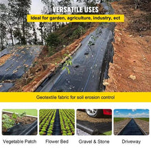 6 x 250' Ft Black Heavy Duty PP Material and Easy Setup 4.1 Oz Premium Woven Ground Cover Weed Barrier Landscape Fabric LSF-WB-6250