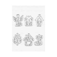 Cutting Dies Metal Letters Numbers & Tree Patterns for Scrapbooking (10 Pcs)