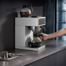 12-Cup Commercial Drip Coffee Maker with 2 Carafes & Warmer Plates – Stainless Steel Brewer for Restaurants Offices