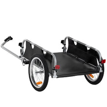 Heavy-Duty Bike Cargo Trailer – 100 lb Capacity, Foldable Cart with 16" Wheels & Universal Hitch