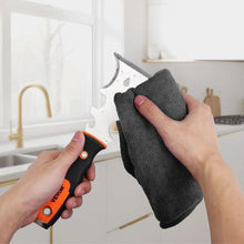 6-Piece Drywall Knife Set – Includes Scraper Putty Knives Taping Knives & Mud Pan for Home