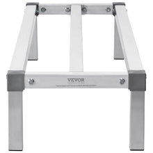 48 In Aluminum Dunnage Rack 1000 lbs Capacity – All-Welded, for Restaurants, Kitchens and Garages ( Assembled Type)