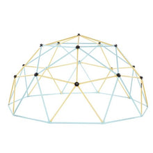 10FT Geometric Dome Climber 1000LBS Capacity Jungle Gym with 2 Basketballs & Octopus Net Easy Assembly for Kids 3-10