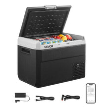 12V Car Refrigerator 52.8QT/50L Portable Freezer -4℉ to 68℉ 12/24V DC & 100-240V AC for RV & Camping