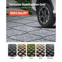 2 in Gravel Grid Permeable Grass and Ground Stabilizer for Driveways RV Parking Slopes (16.4 × 6.5 FT)