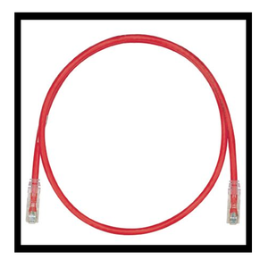 24 AWG Cat 6 UTP Copper 7FT Patch Cord Red UTPSP7RDY