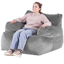 Comfy Bean Bag Sofa Chair for Living Room – Grey