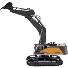 Remote Control Excavator Toy – 1:20 Scale 11-Channel RC Digger with Lights & Sounds Full-Function Construction Vehicle 2 Batteries