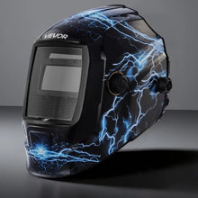 Auto Darkening Welding Helmet, 3.66" X 1.69" Solar-Powered, 2 Arc Sensors, Shade 4/9-13 for TIG MIG ARC Welding - CRIUS Series