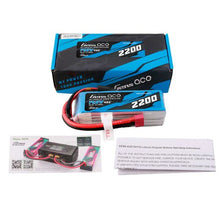 Gens Ace 2200mAh 4S1P 14.8V Lipo Battery Pack With Deans Plug GEA224S45DGT