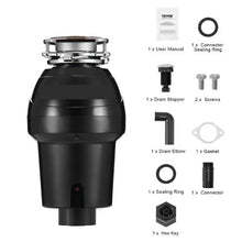 1.25HP Garbage Disposal – Continuous Feed Food Waste Disposer with Sound Reduction & 3-Bolt Mount System