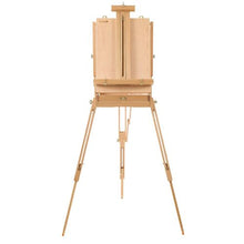 French Easel Foldable Portable Sketchbox Beech Wood Adjustable Height & Angle Drawer & Palette