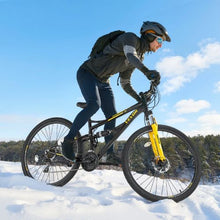 29-Inch Mountain Bike Full Dual Suspension 24-Speed Twist Shifting Aluminum Alloy Frame Disc Brakes