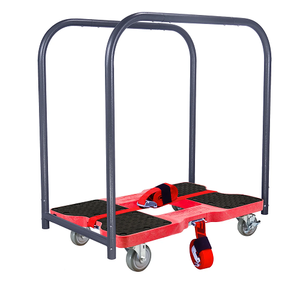 Snap-Loc Industrial Strength E-Track Panel Cart Red Dolly SL1500PC4R