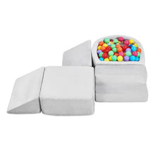 Climbing Toys 5-Piece Foam Set for Toddlers 6 Months to 3 Years Indoor Climb and Crawl Playset with Ball Pit (Balls Not Included)