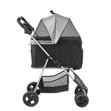 4 Wheels Dog Stroller With 35lbs Detachable Carrier DTC-804F