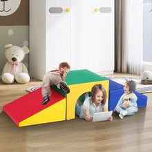 Single Tunnel Climber Playset Foam Blocks with Stairs and Ramp 3 pcs (Assorted)