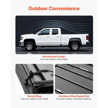Soft Tri-Fold Tonneau Cover for 2015-2025 Ford F-150 5.5 ft Bed Waterproof 3-Layer PVC & Aluminum Alloy Support