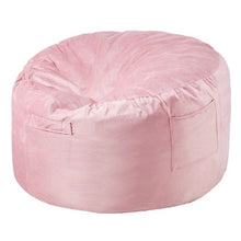 3ft Memory Foam Bean Bag Chair Dutch Velvet Cover (Pink)