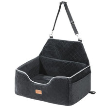 55 lbs Dog Booster Car Seat Pet Car Seat Small Dog up to Gray for Car JBS-PCS-001-BLACK