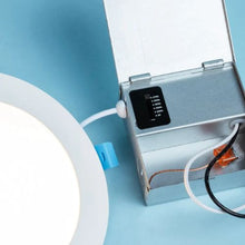 10 Watt Commercial LED Equivalent 4" Slim Recessed Downlight with Junction Box DLC4S-10W205se