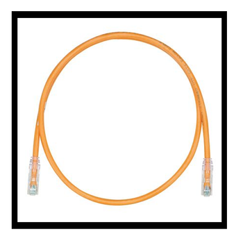 24 AWG Cat 6 UTP Copper 9FT Patch Cord Orange UTPSP9ORY