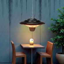 1500W Hanging Infrared Patio Heater with Pull Cord & Adjustable Chain, Indoor/Outdoor Use