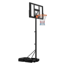 44" Adjustable Basketball Hoop with Rolling Wheels for Kids Teens Adults