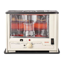 10,000 BTU Portable Kerosene Heater with Adjustable Flame & Safety Shut-Off for Home & Outdoor Use