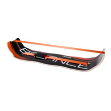 Wooden Balance Board Trainer for Adults Curved Wobble Board Core Training & Home Gym (Orange)