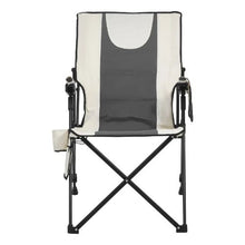 Heated Camping Chair – High Back Folding Chair with 3 Heat Settings & Cup Holder