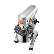 Commercial Food Mixer 20 Qt 750W 3-Speed Mixer Stainless Steel Bowl Dough Hook & Whisk 105/180/408 RPM