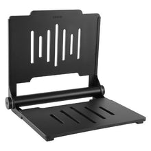 Foldable Wall-Mounted Shower Seat 17.8 in with Backrest 400 LB Capacity