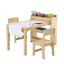Kids Activity Table Set with Storage Cabinet
