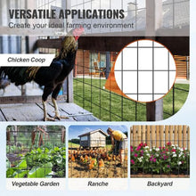 24 Inch X 50 Ft Galvanized Wire Mesh Roll and 16 Gauge Chicken Wire Chicken Coop Barrier, Rabbit Snake Fences, Poultry Enclosures SS16232450