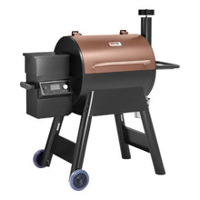 8-in-1 Wood Pellet Grill Smoker 575 sq. in. with WiFi Control LCD Screen Meat Probe 500°F Max Temperature