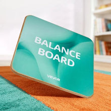 360° Rotating Balance Board 3-Level Adjustable Wooden Wobble Board for Core Training & Home Gym