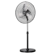 18-Inch Industrial Pedestal Fan - 90° Oscillating 3-Speed Adjustable Standing Fan (Black)