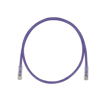 11' 24 AWG Violet Cat 6 Stranded Patch Cord UTPSP11VLY