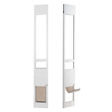 8 1/4" x 12 1/4" Dog Door for Sliding Glass Door for Sliding Doors with Hinge Structure Flap for Small-Sized Dogs