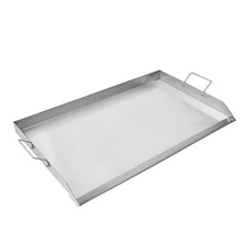 36x22 Inch Stainless Steel Flat Top Griddle - Universal Gas Grill Plate for BBQ Teppanyaki & Portable Cooking