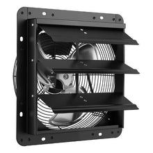12-Inch Shutter Exhaust Fan with Variable Speed Control & Automatic Louvers for Garage & Greenhouse